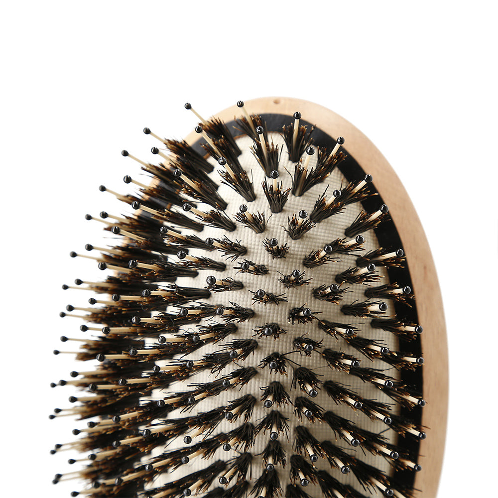 Kashōki Hair Brush Touch Of Nature Oval - spazzola ovale in legno