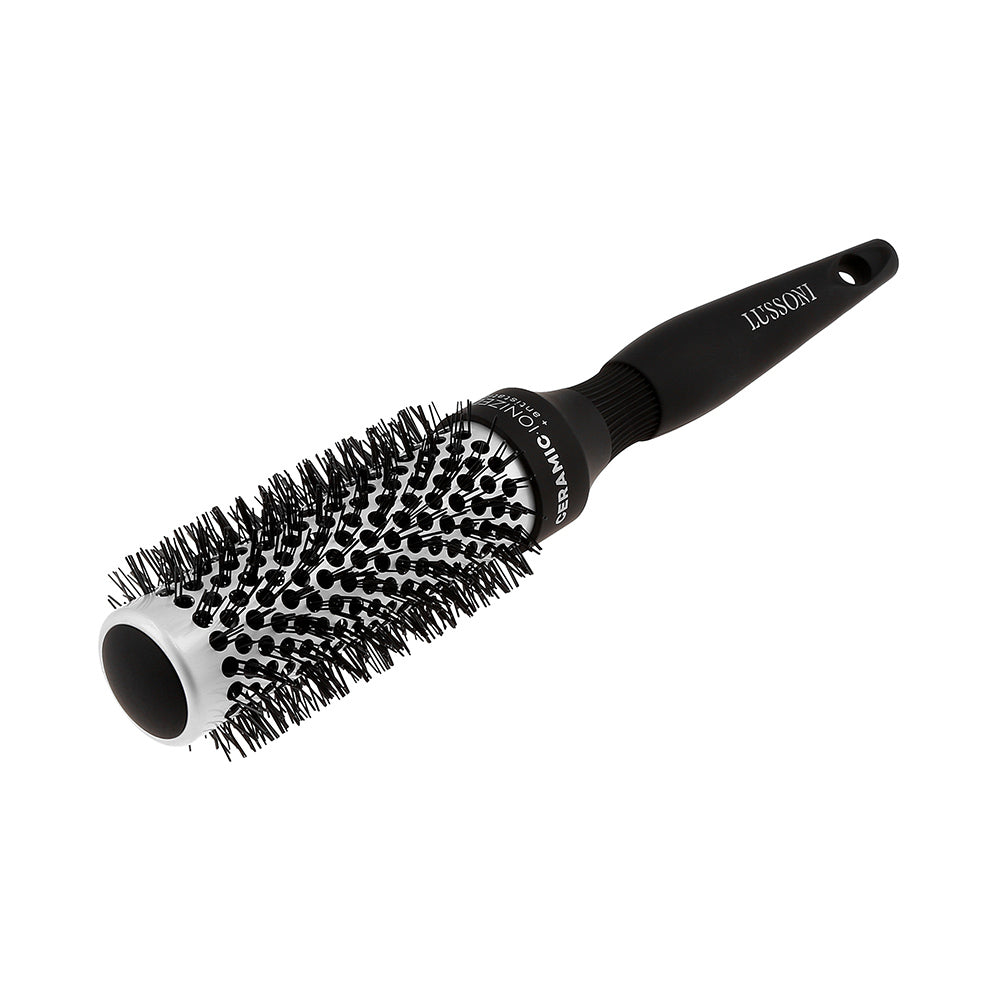 Lussoni Haircare Brush C&S Round Silver Styling 33mm - spazzola tonda