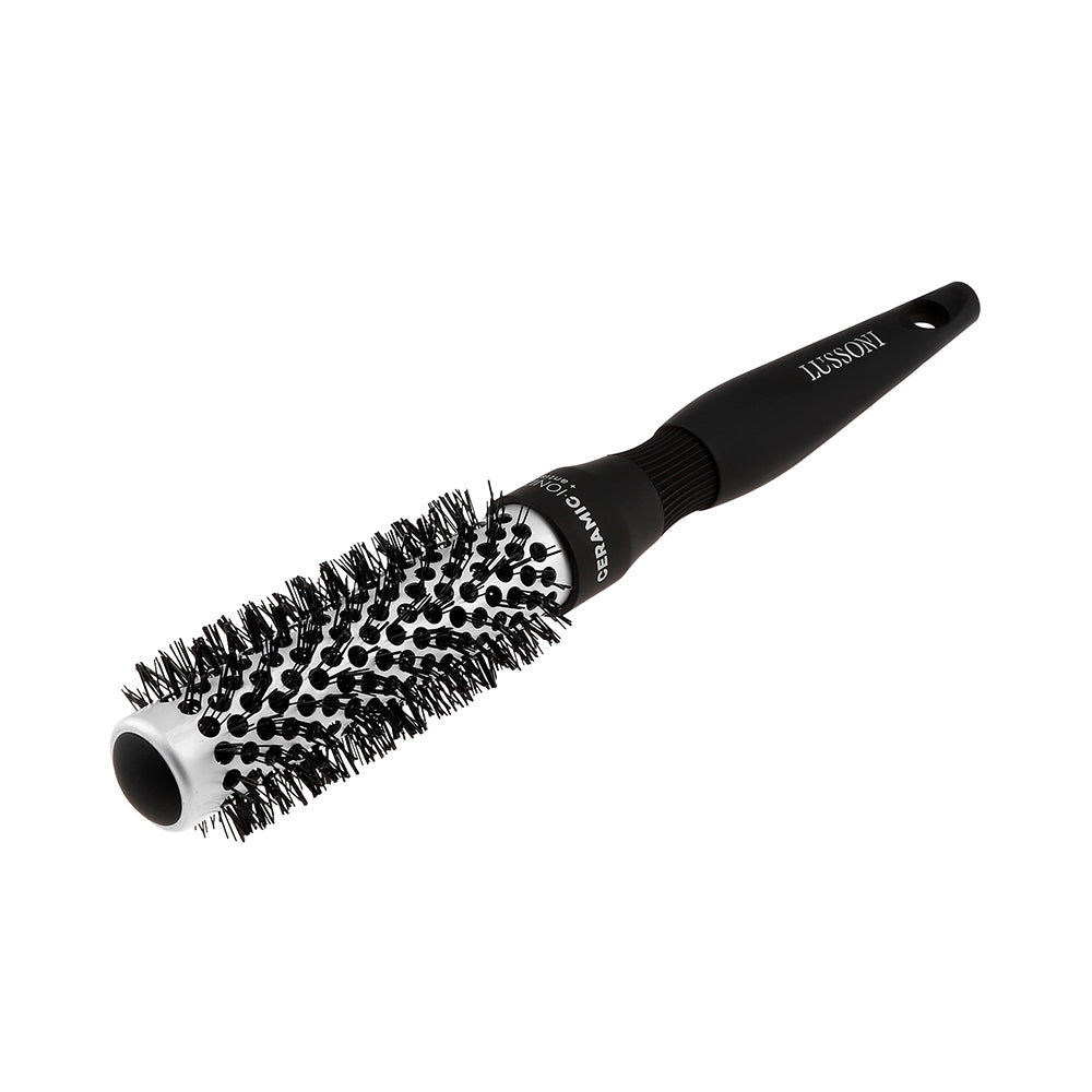Lussoni Haircare Brush C&S Round Silver Styling 25mm - spazzola tonda