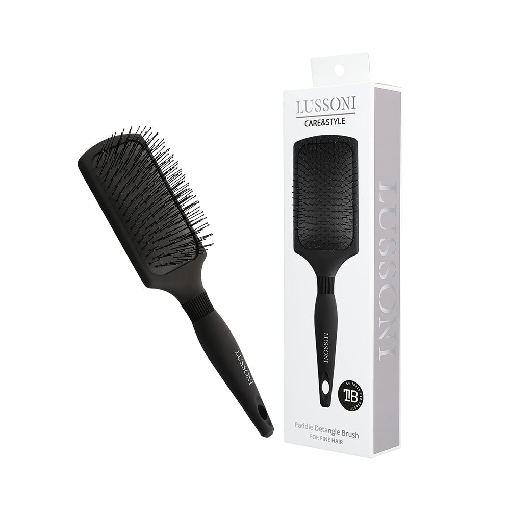 Lussoni Haircare Brush C&S Paddle Thin Bristle - spazzola per capelli fini