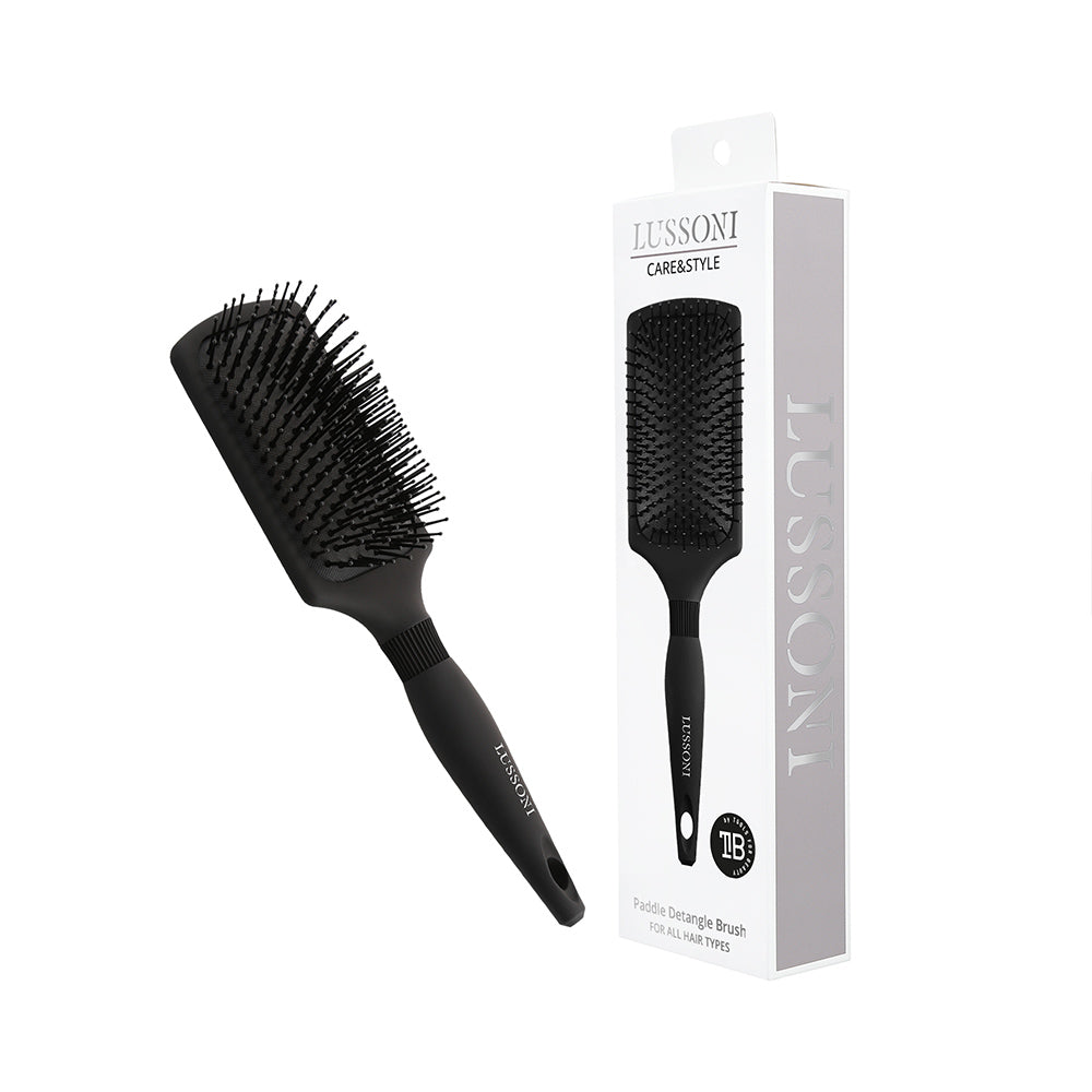 Lussoni Haircare Brush C&S Paddle Mixed Bristle - spazzola piatta