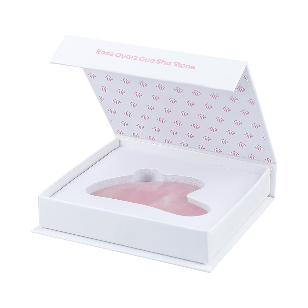 Ilū Make Up Rose Quartz Gua Sha Stone - pietra gua sha quarzo rosa