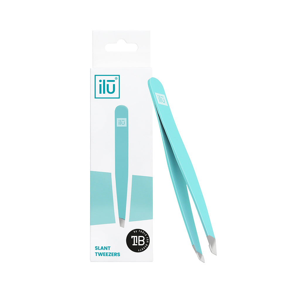 Ilū Make Up Tweezers Slant Turquoise - pinzette
