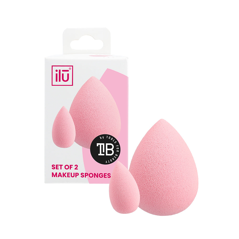 Ilū Make Up Mini And Large Sponges 2pz - set spugnette