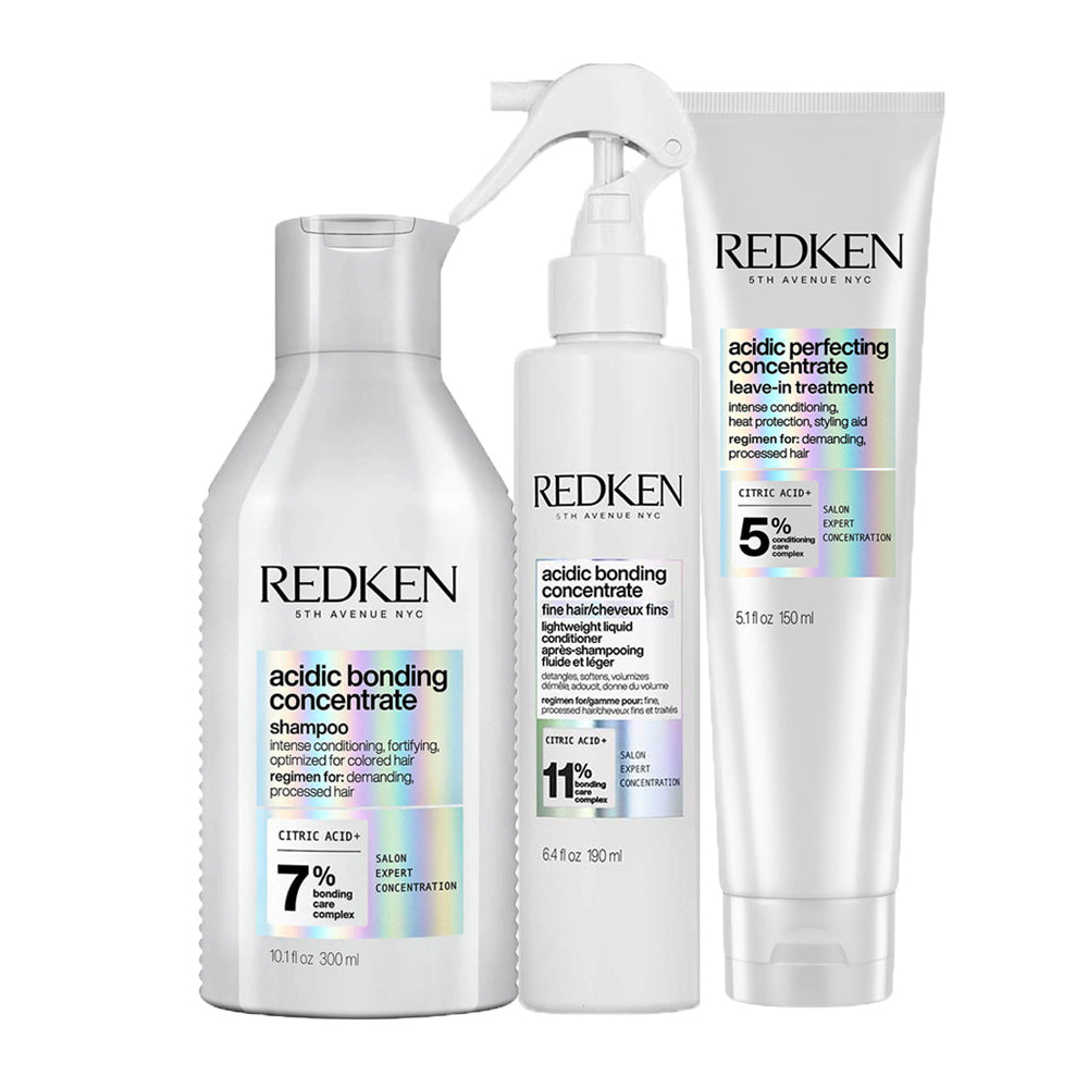 Redken ABC Shampoo300ml Liquid Conditioner190ml Leave-in150ml