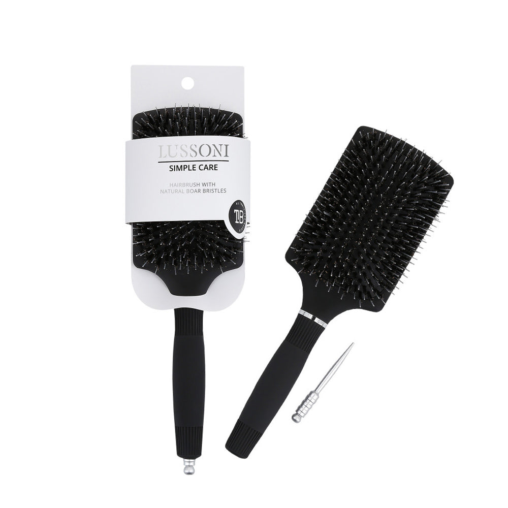 Lussoni Paddle Hair Brush Mixed Bristle - spazzola piatta a setole miste