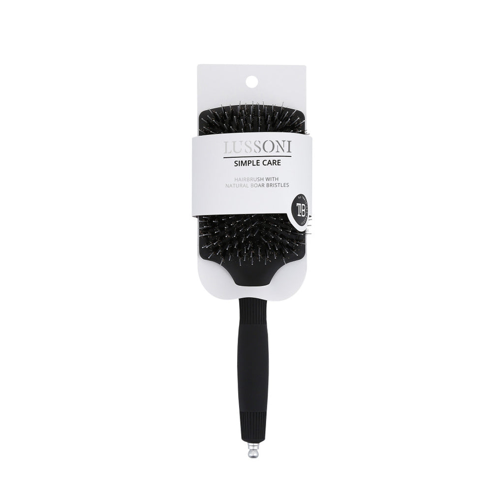 Lussoni Paddle Hair Brush Mixed Bristle - spazzola piatta a setole miste