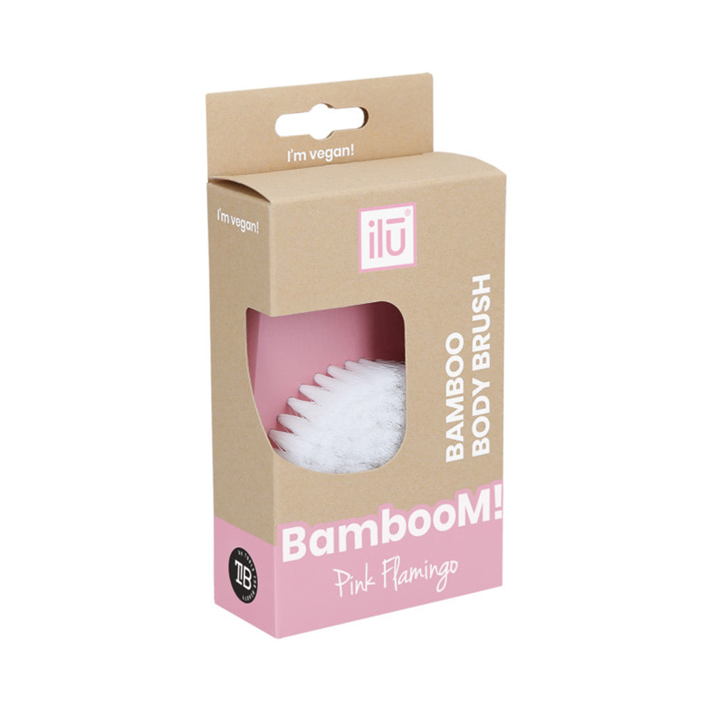 ilū BambooM! Body Brush Pink Flamingo - spazzola per il corpo