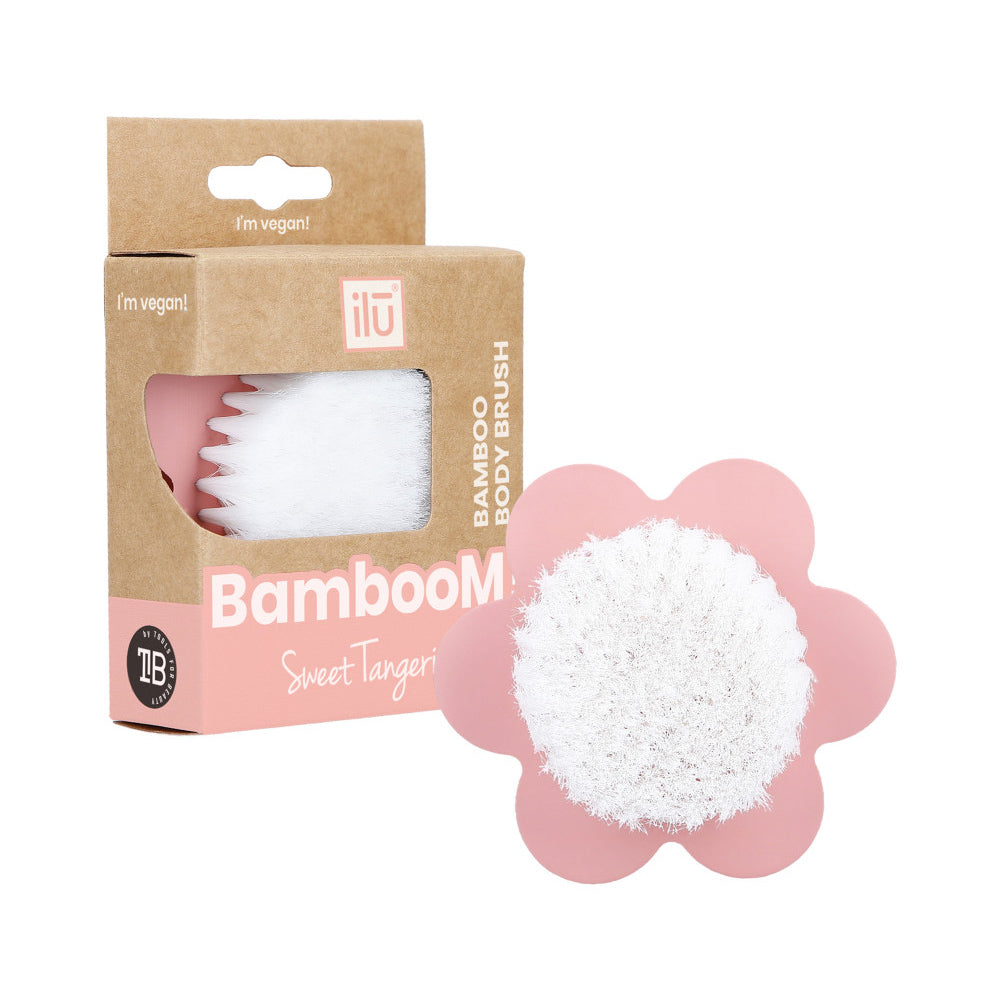 ilū Skin Care BambooM! Face Brush Sweet Tangerine - spazzola per il viso