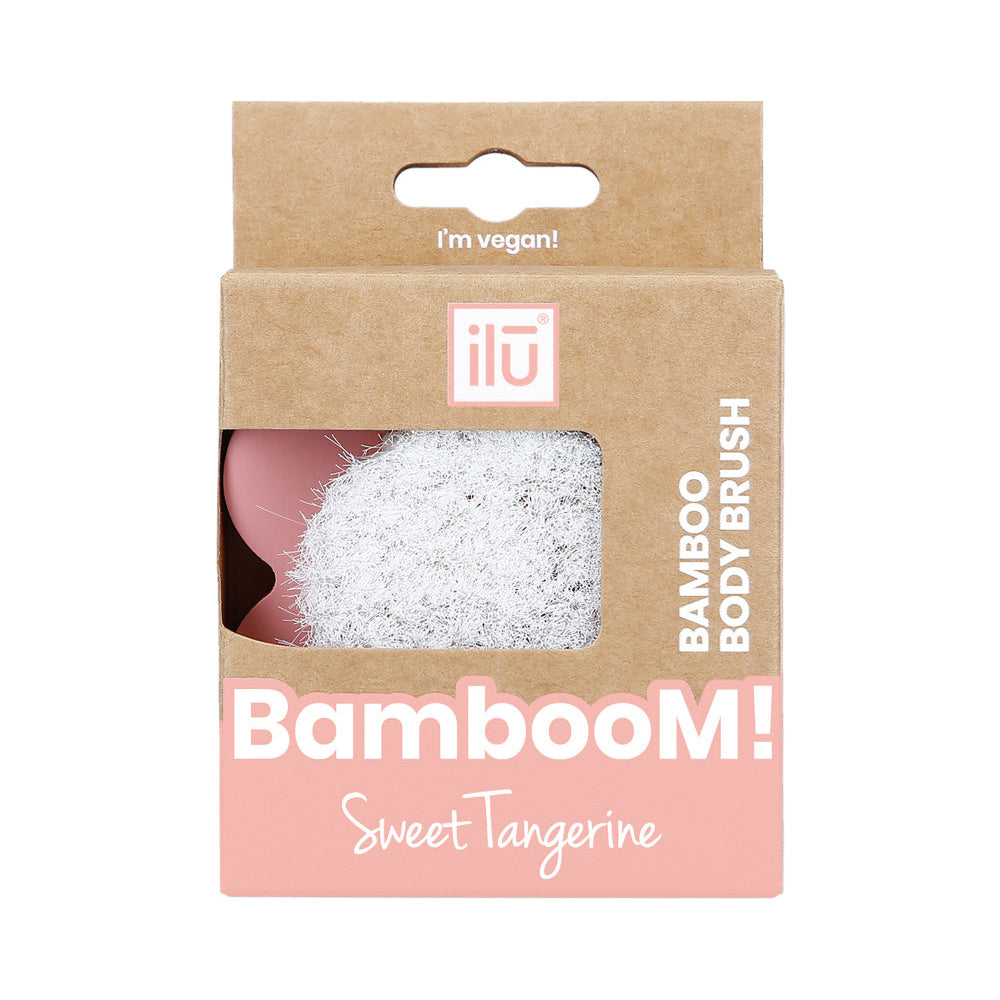 ilū Skin Care BambooM! Face Brush Sweet Tangerine - spazzola per il viso