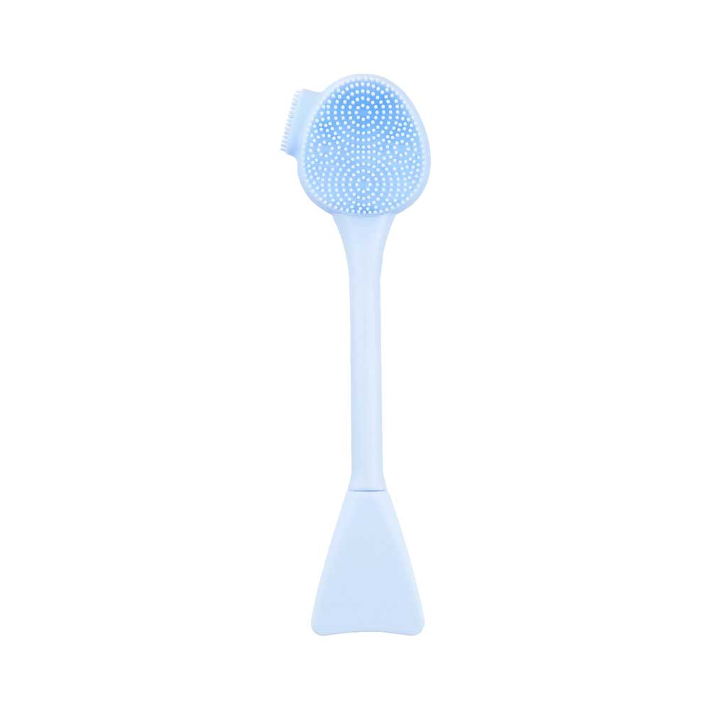 ilū Skin Care Face Brush Blue - spazzola viso in silicone