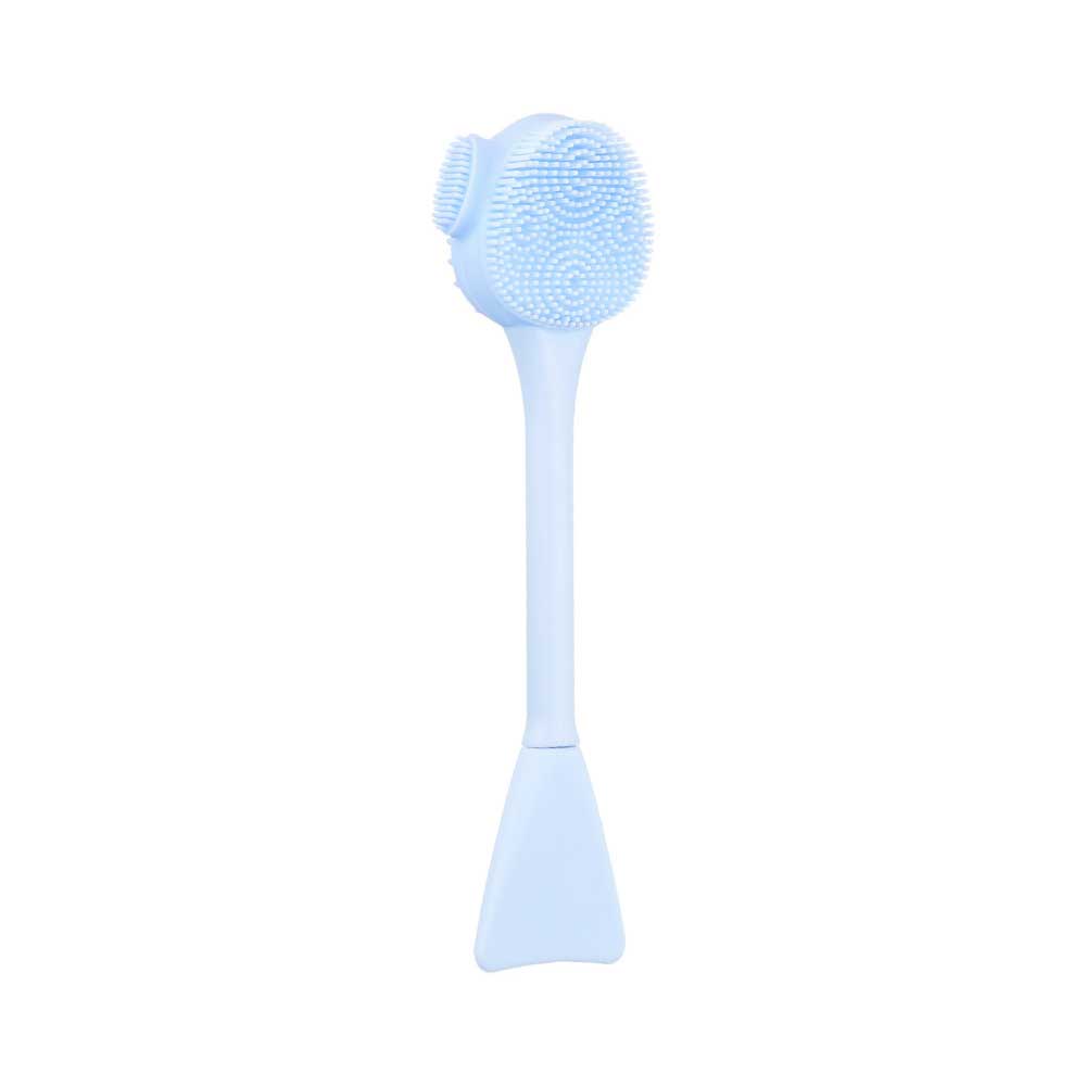 ilū Skin Care Face Brush Blue - spazzola viso in silicone