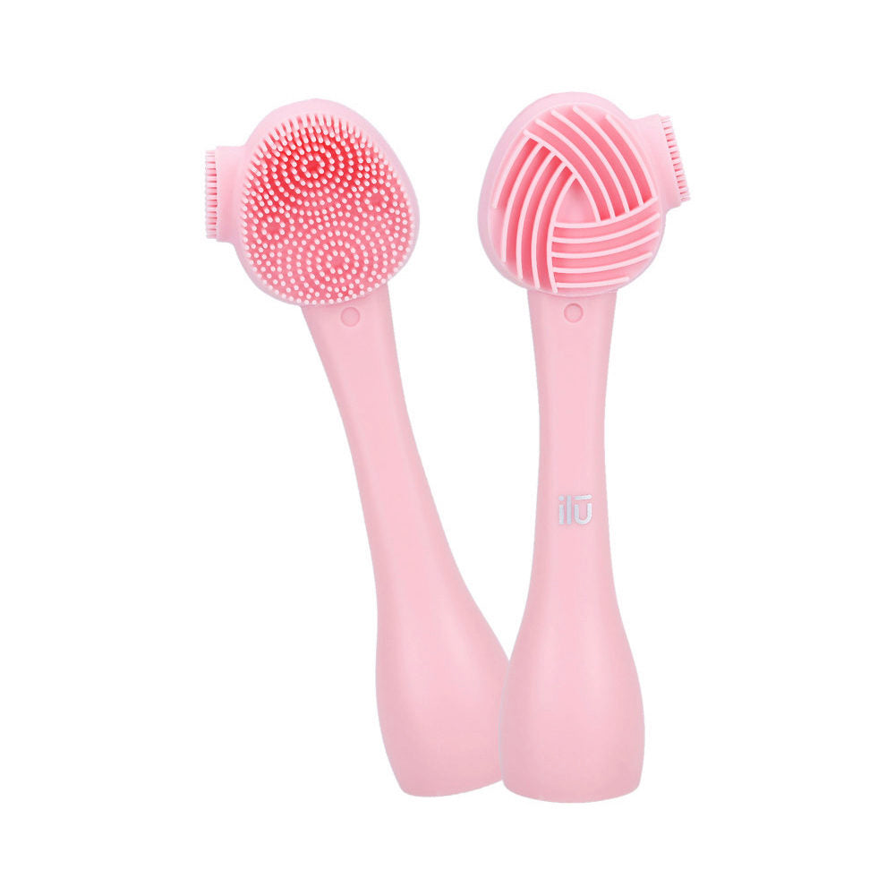 ilū Skin Care Face Brush Pink - spazzola viso in silicone