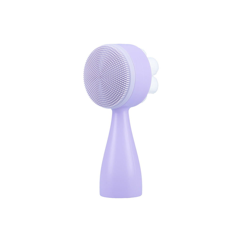 ilū Skin Care Face Brush Purple - spazzola viso in silicone