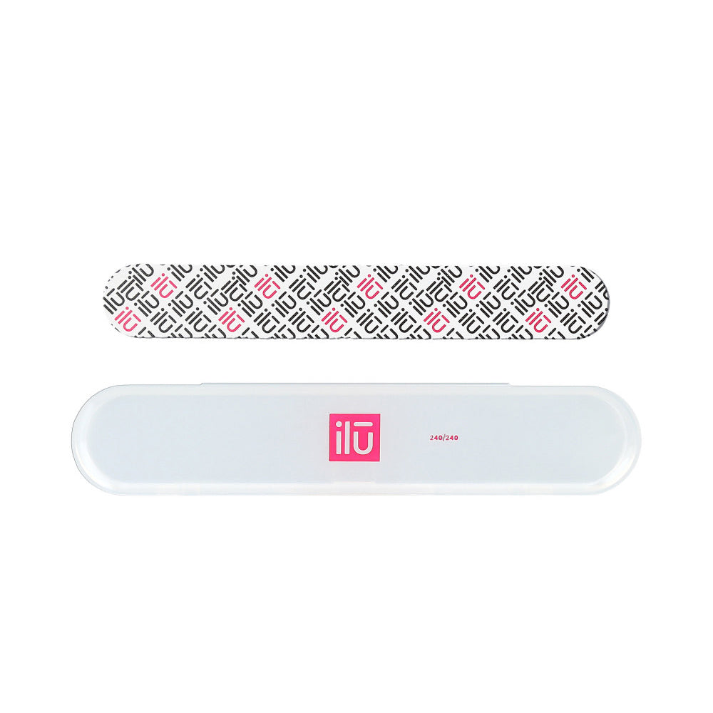 ilū Nail File Medium Pocked Grid 240/240 - kit di lime