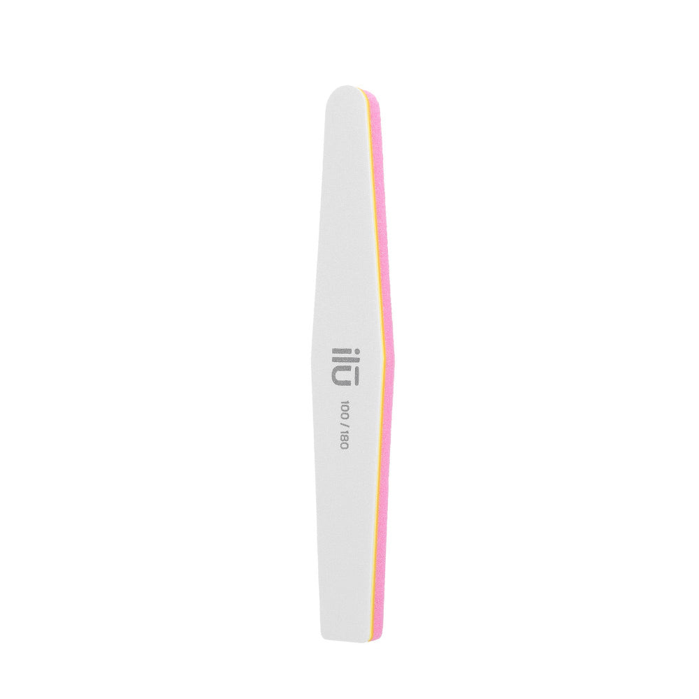 ilū Nail File & Buffer 2in1 Diamond Pink 100/180 - lima e buffer 2in1