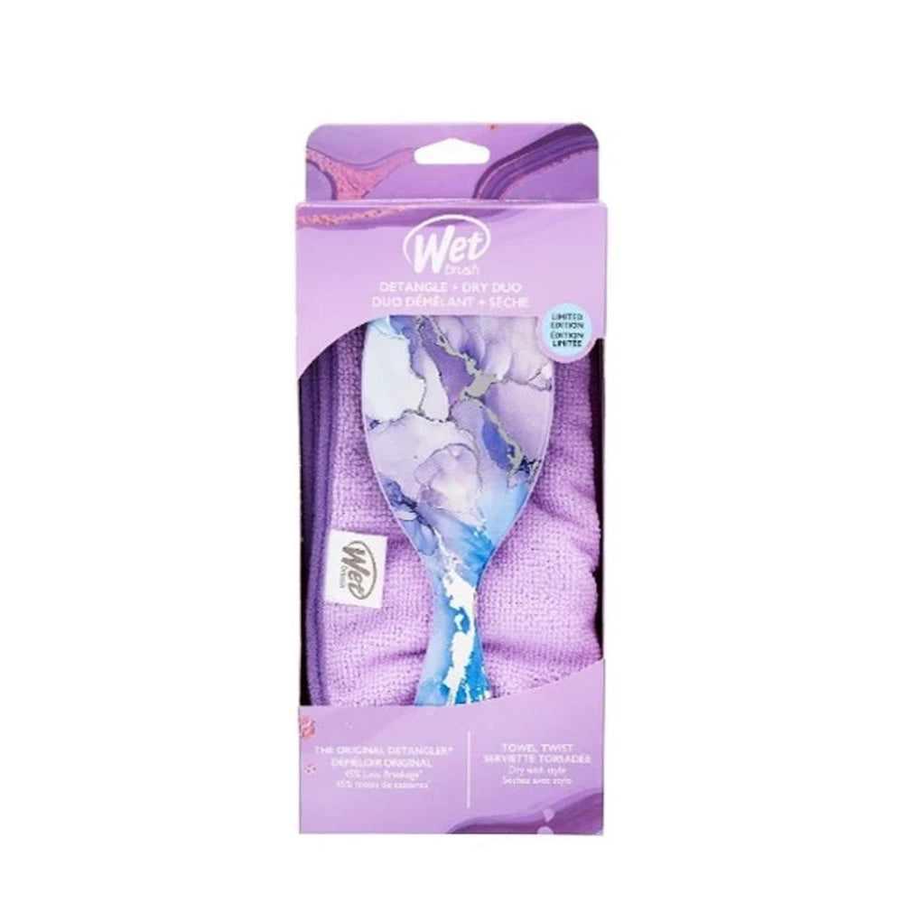 WetBrush Pro Stellarskies Kit - kit spazzola e turbante