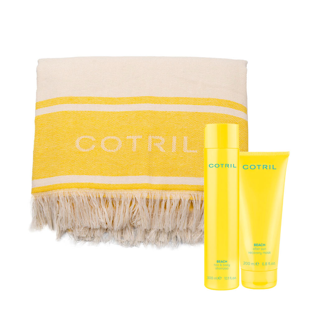 Cotril Beach Hair & Body Shampoo 300ml After Sun Recovery Mask 200ml + Telo Mare