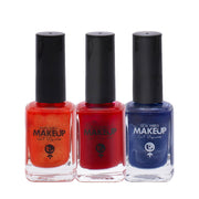 Tecna Smalto per Unghie 3RH Arancio Rosso 12ml Rosso Luminoso 12ml Blu 12ml