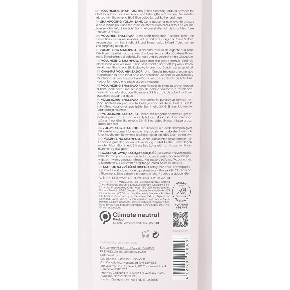 Kerasilk Essentials Volumizing Shampoo 750ml- shampoo volumizzante