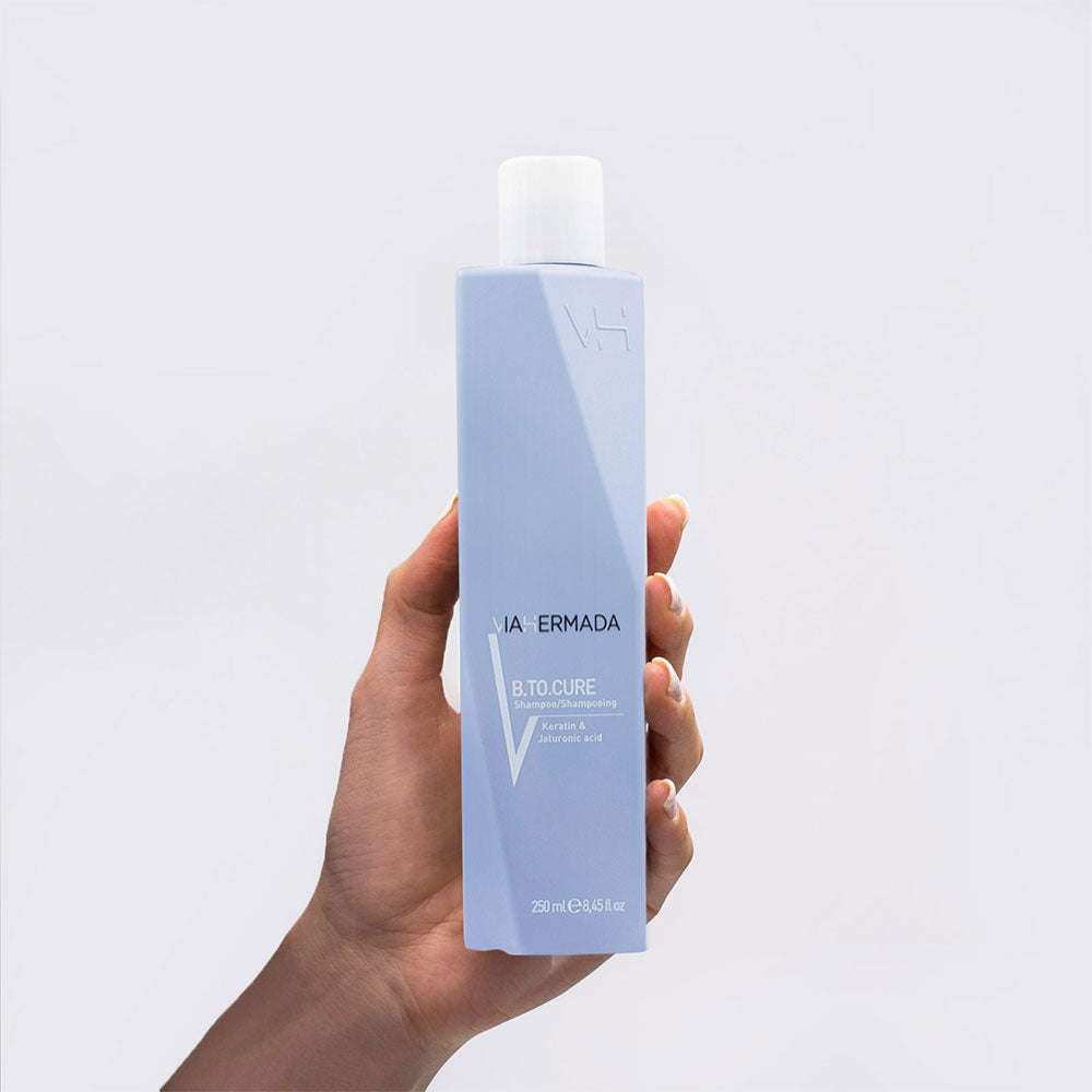 VIAHERMADA B.to.cure Shampoo 250ml Mask 250ml Lotion 50ml+ Cerchietto Bombato in Regalo - kit ricostruzione