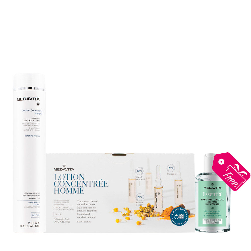 Medavita Cute Lotion Concentrée Homme Kit + OMAGGIO