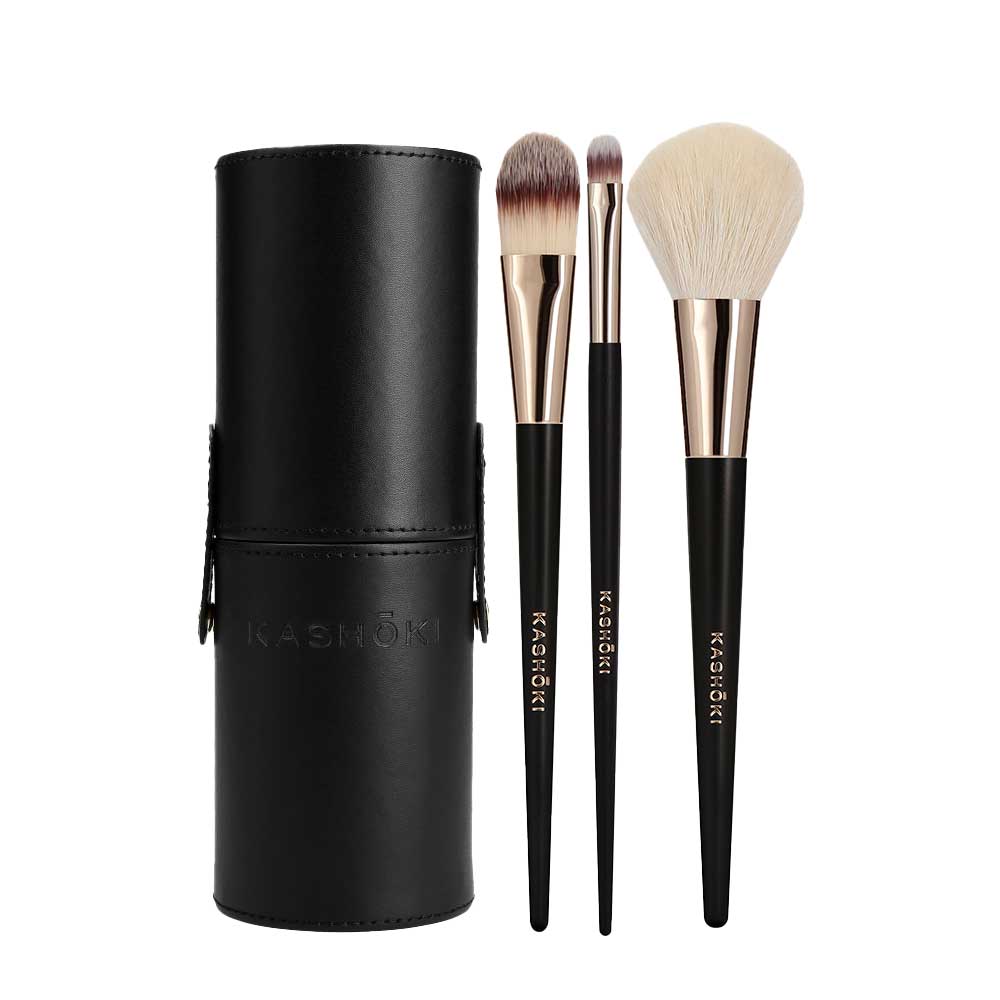 Kashōki Makeup Brush Holder Foundation Brush 104 Concealer 108 Powder Brush 204