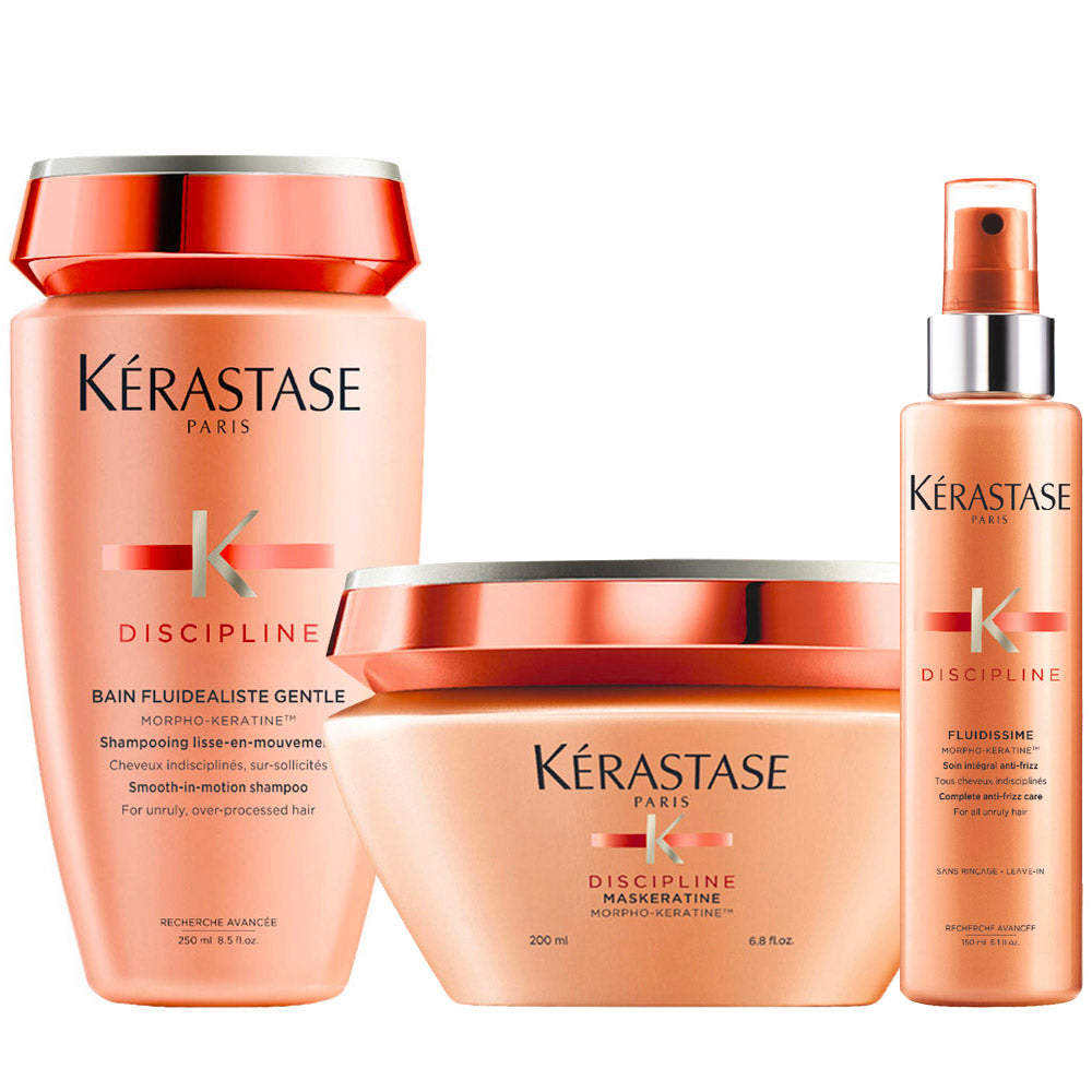 Kerastase Discipline BainGentle 250ml Masque 200ml Fluidissime150ml
