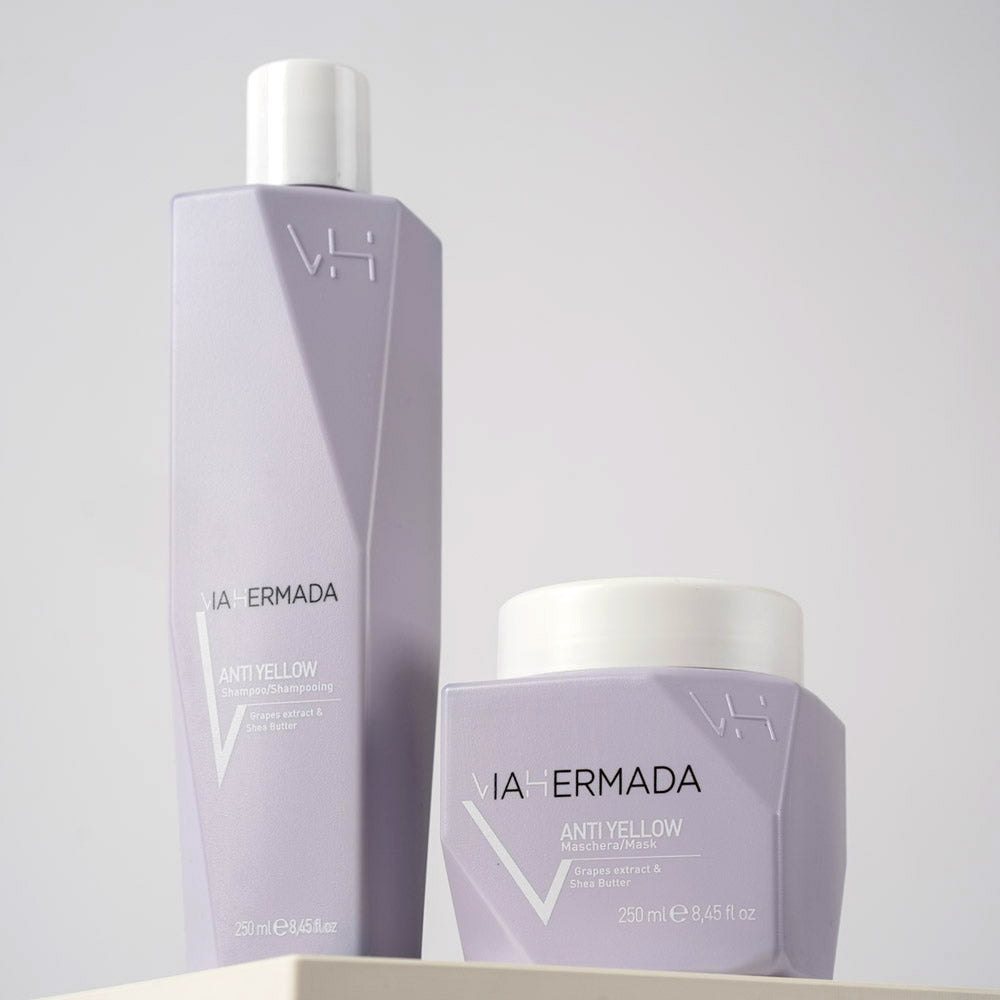 VIAHERMADA Anti-Yellow Shampoo 250ml Mask 250ml