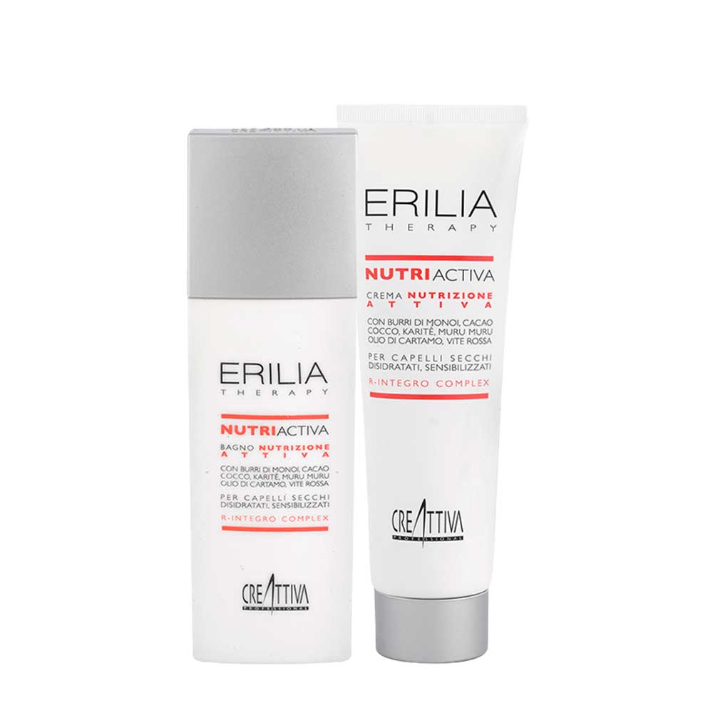 Erilia NutriActiva Bagno Nutrizione Attiva 250ml Maschera 300ml