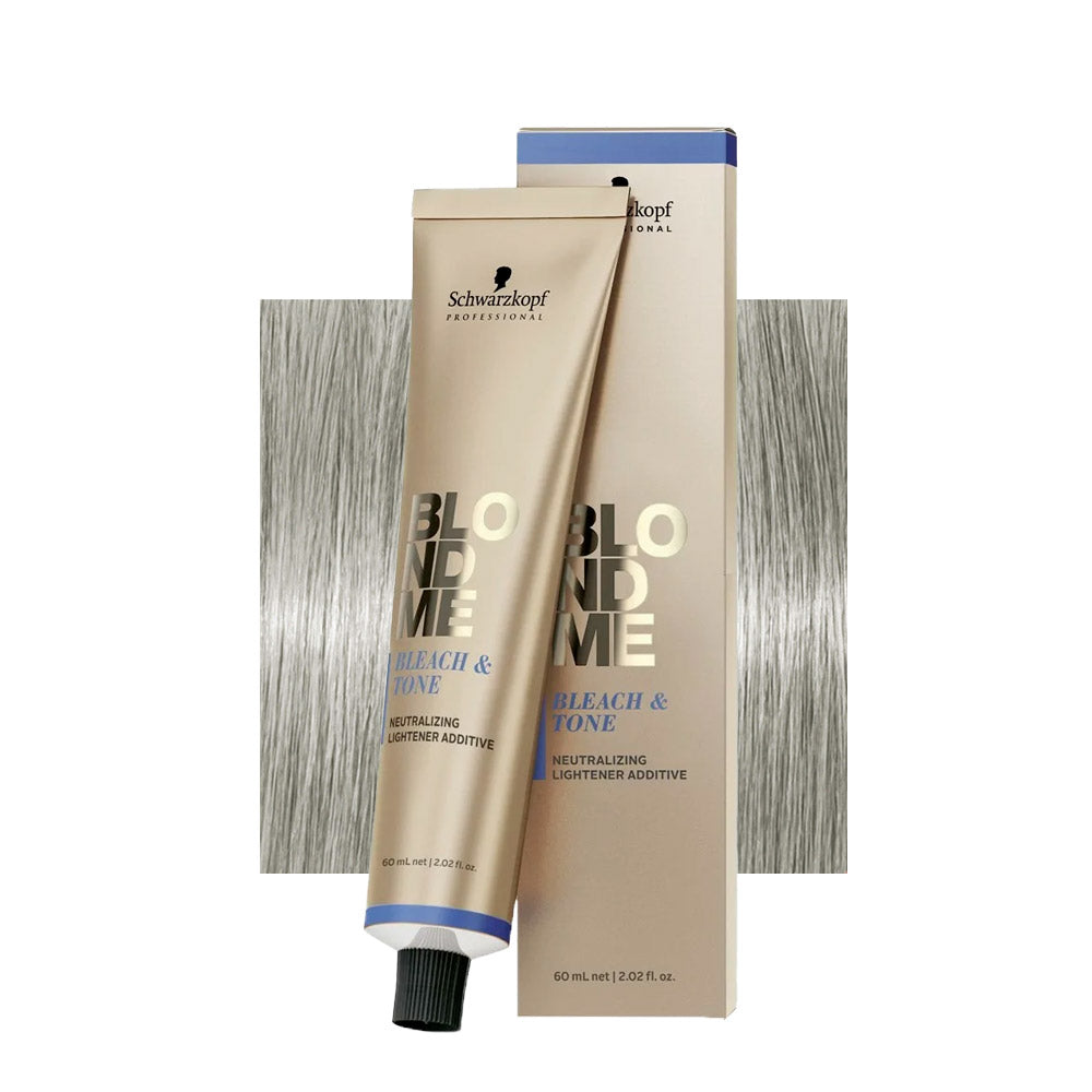 Schwarzkopf BlondMe Color Bleach &Tone Ash 60ml - additivo neutralizzante