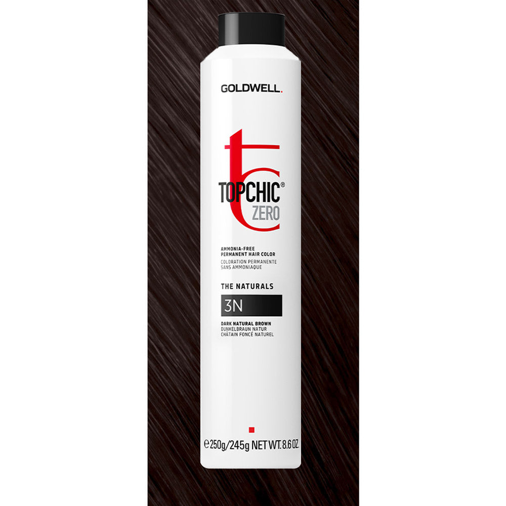3N Topchic Zero Dark Natural Brown Can 250ml