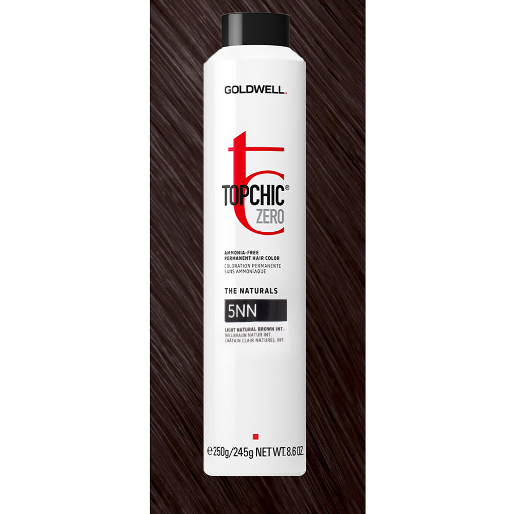 5NN Topchic Zero Light Natural Brown Intense Can 250ml