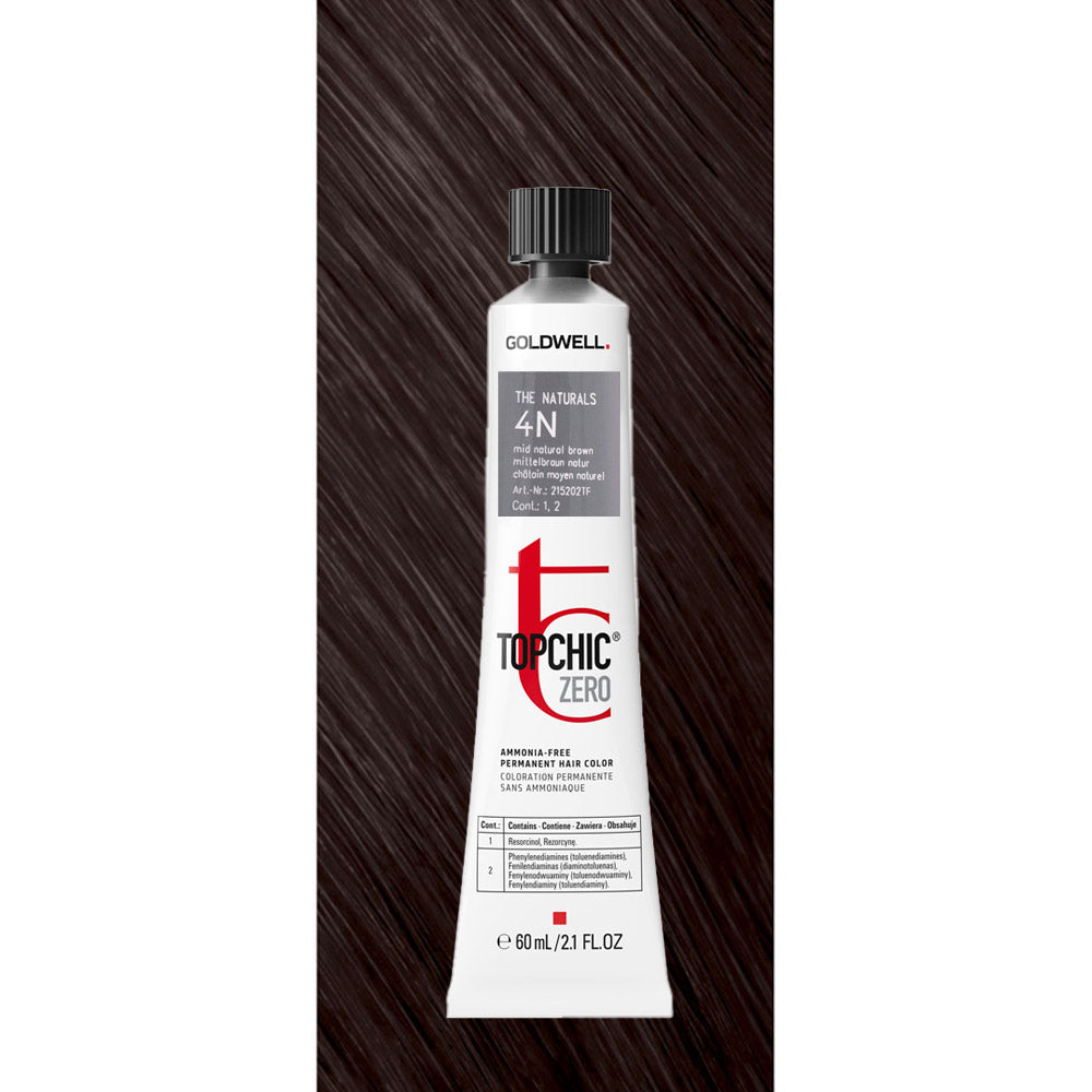 4N Topchic Zero The Naturals Mid Natural Brown tb 60ml
