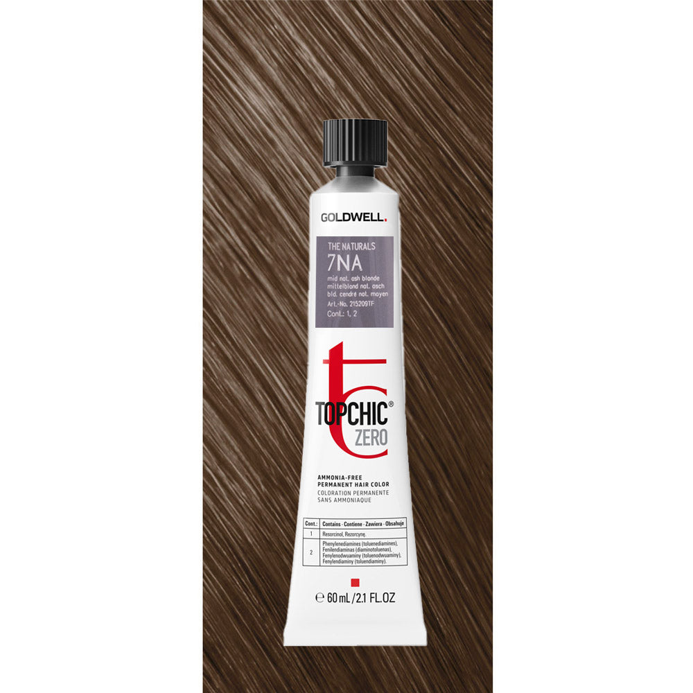 7NA Topchic Zero The Naturals Mid Natural Ash Blonde tb 60ml