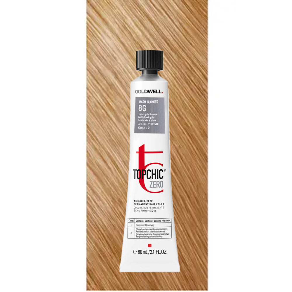 8G Topchic Zero Light Gold Blonde tb 60ml-colorazione permanente senza ammoniaca