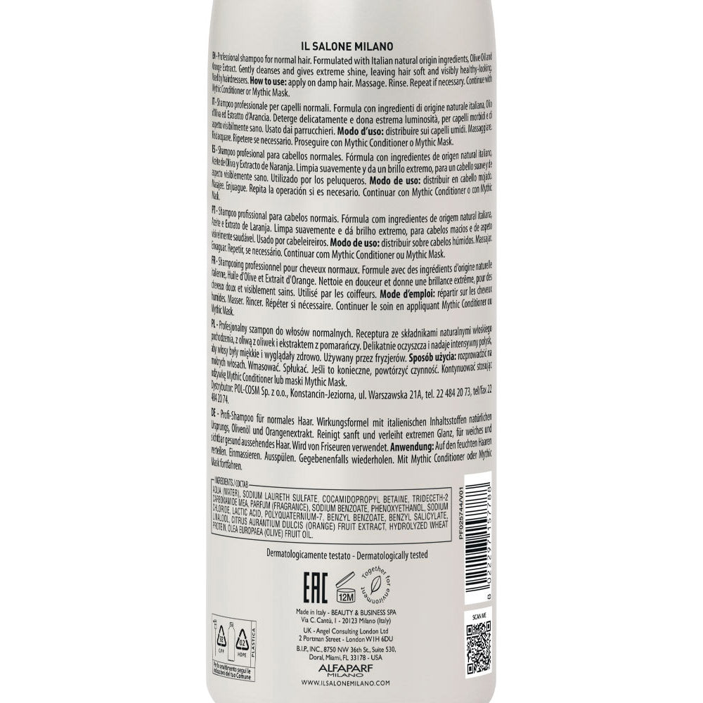 Il Salone Milano Mythic Shampoo 1000ml - shampoo per capelli normali