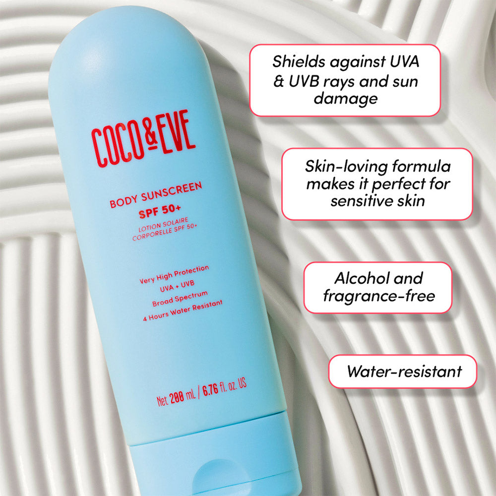 Coco & Eve Body Suncreen SPF50+ 200ml - protezione solare corpo