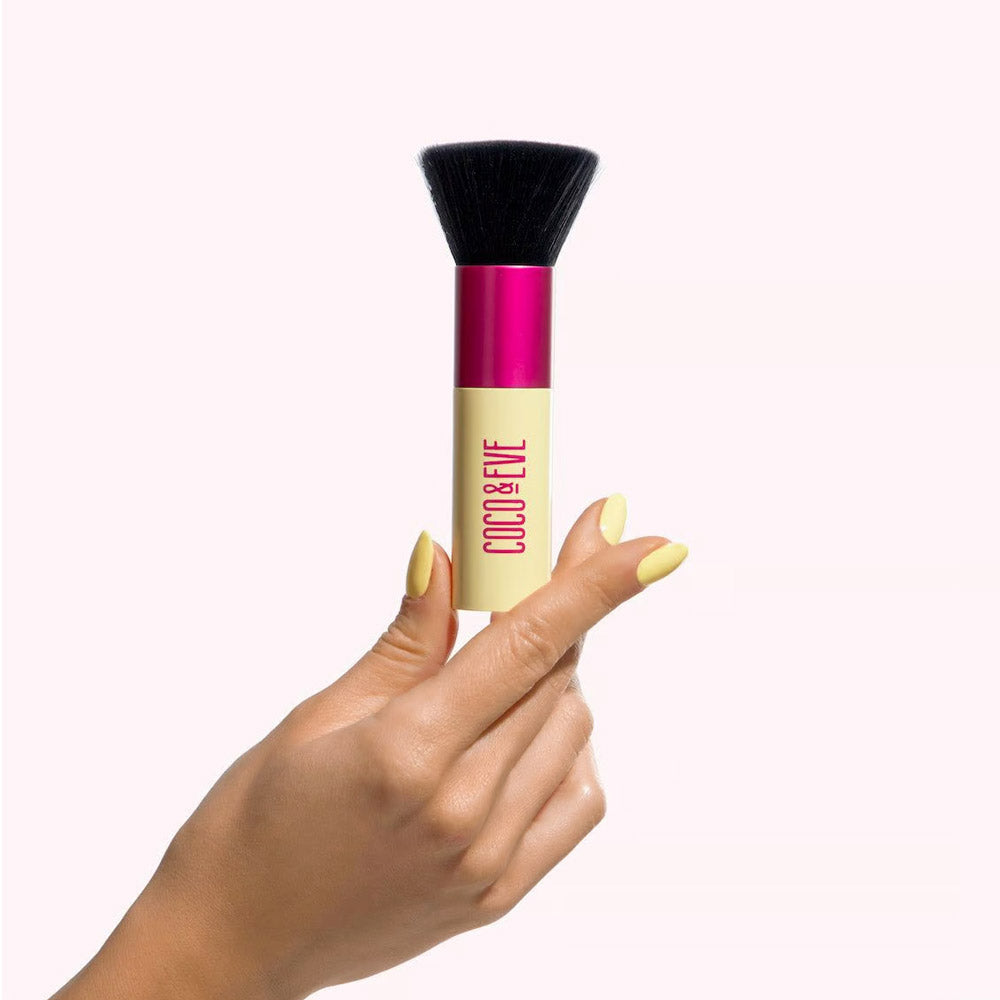 Coco & Eve Sunny Honey Delux Vegan Kabuki Brush