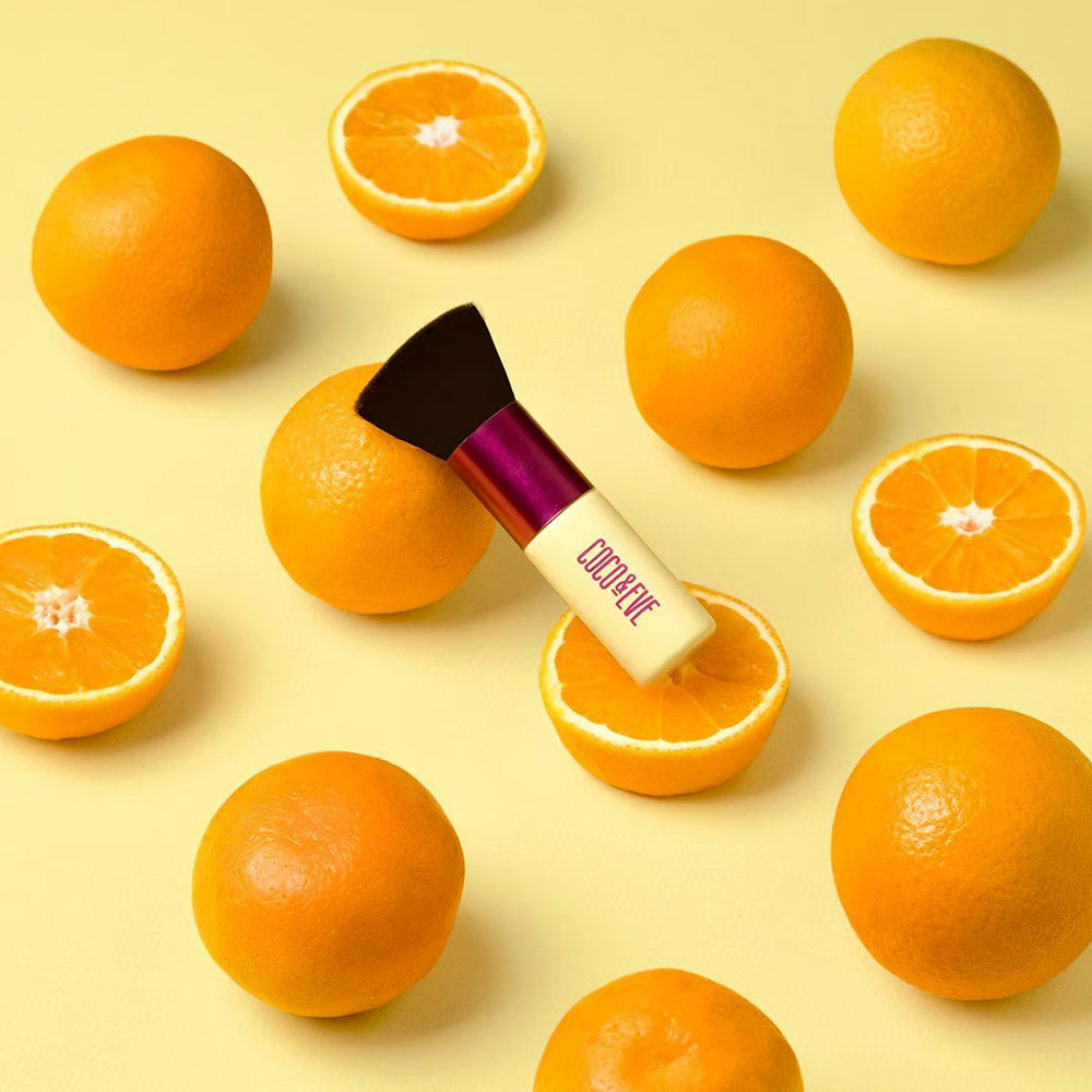 Coco & Eve Sunny Honey Delux Vegan Kabuki Brush