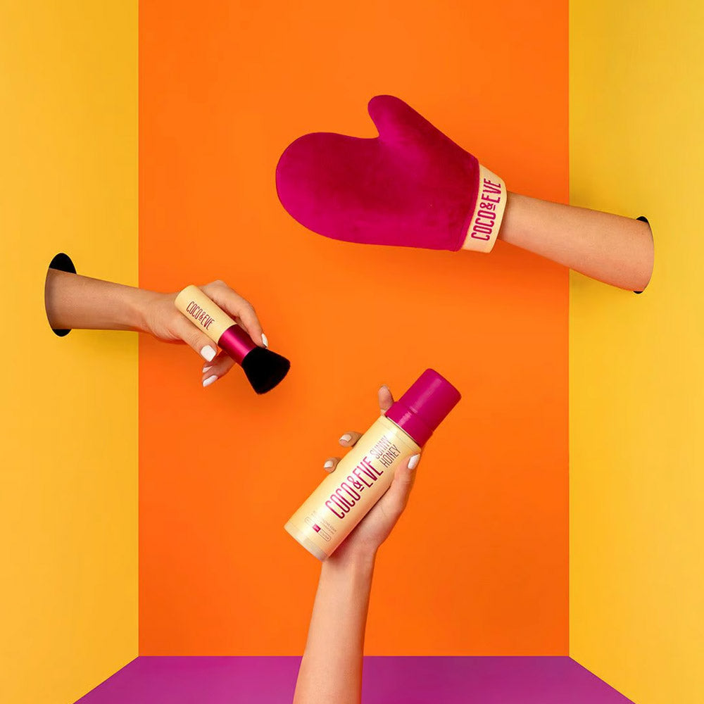 Coco & Eve Sunny Honey Delux Vegan Kabuki Brush