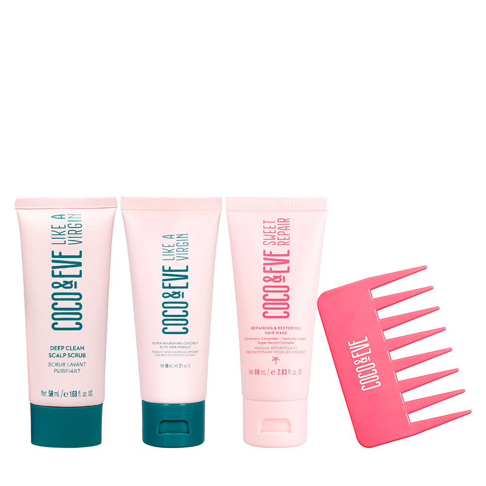 Coco & Eve Travel Hair Kit - cofanetto