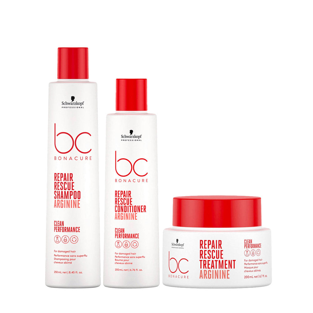 Schwarzkopf BC Bonacure Repair Rescue Shampoo250mlConditioner200mlTreatment200ml