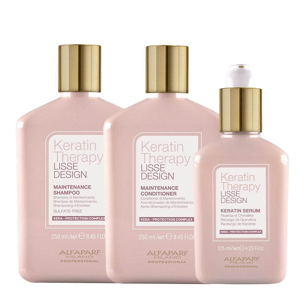 Alfaparf Milano Keratin Therapy Lisse Design Kit