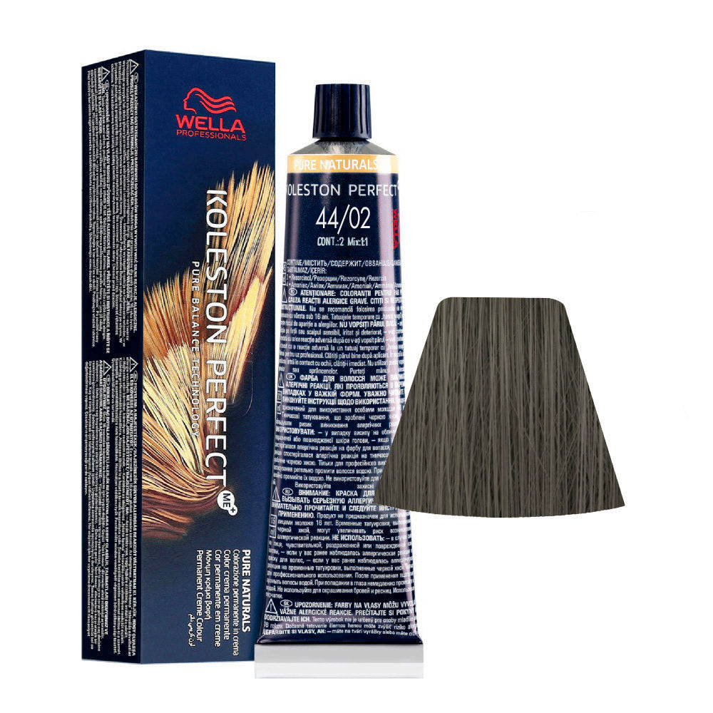 Wella Koleston Perfect Me+ Pure Naturals 44/02 60ml - colorazione permanente