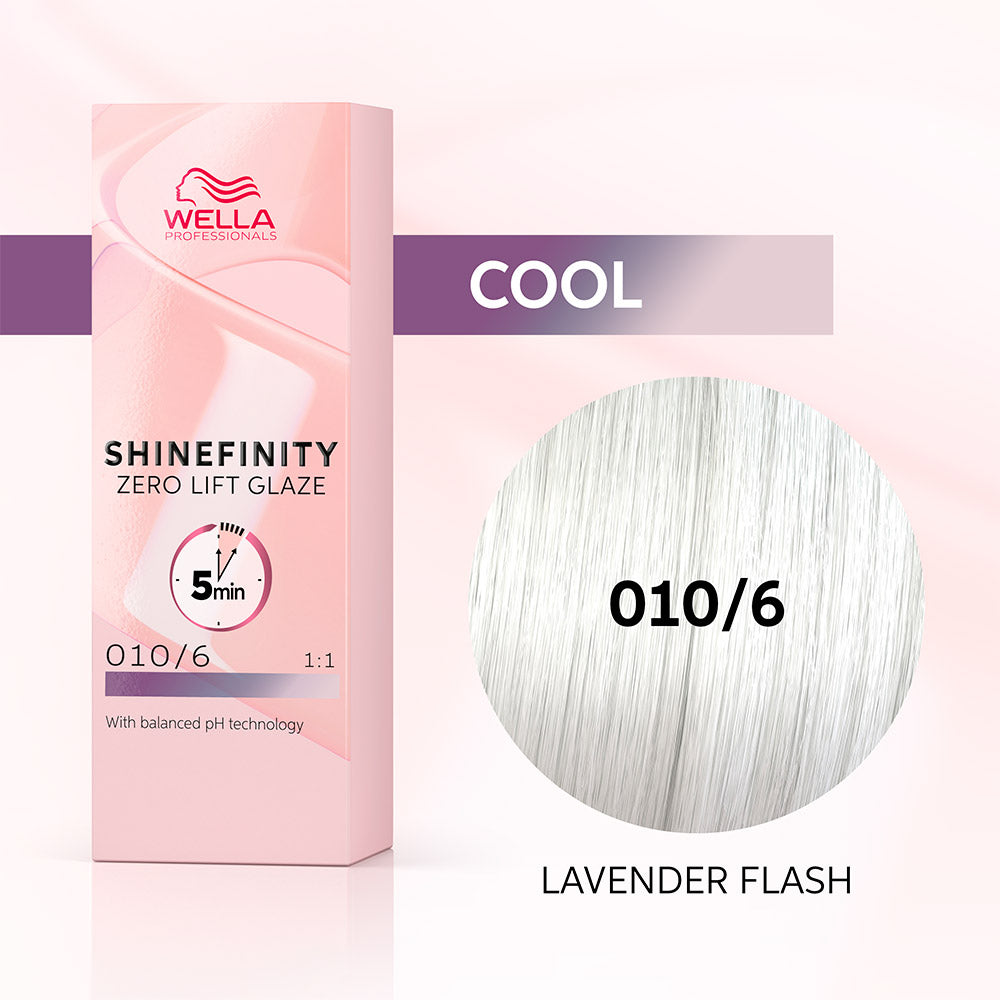 Wella Shinefinity Zero Lift Glaze Lavender Flash 010/6 60ml