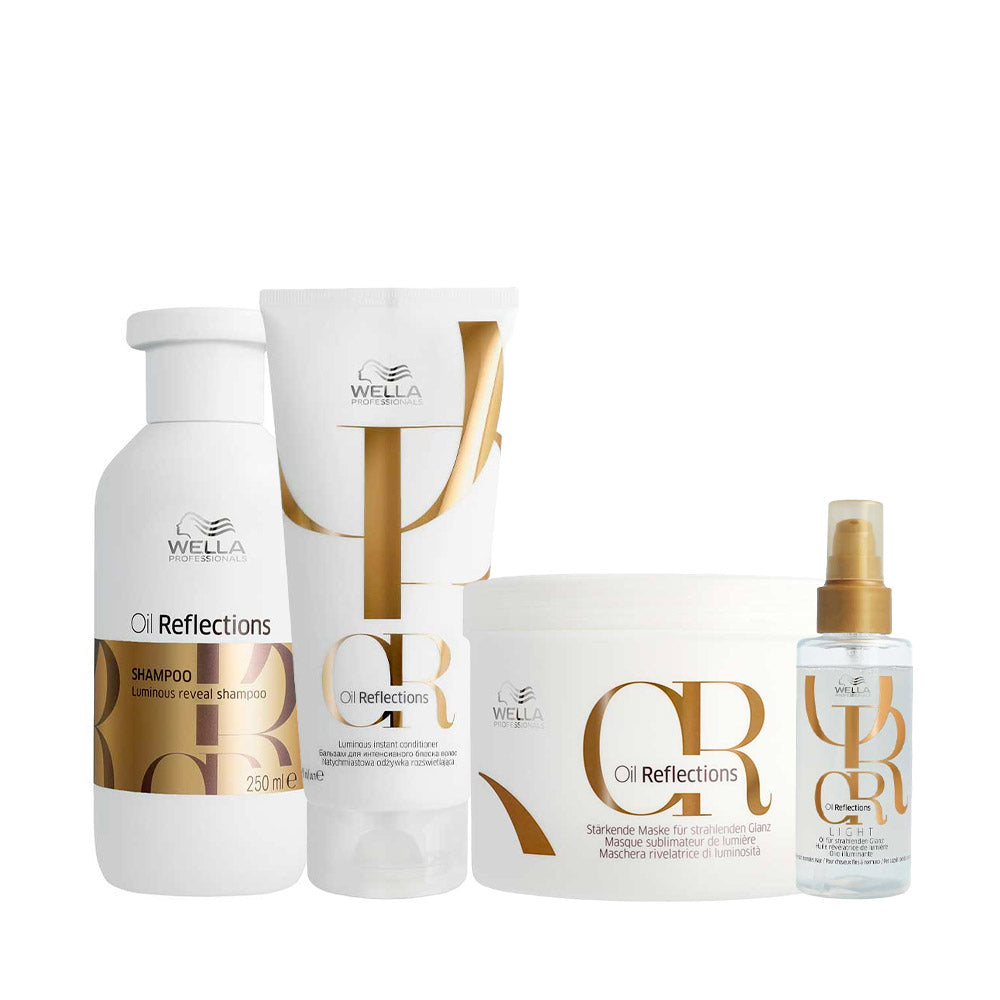 Wella Oil Reflections Shampoo 250ml Conditioner 200ml Mask 500ml Oil 100ml