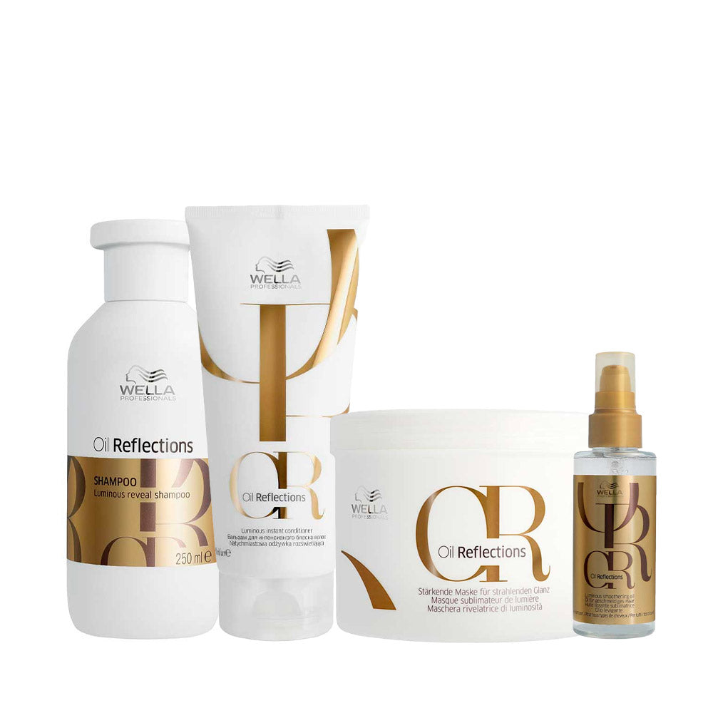 Wella Oil Reflections Shampoo 250ml Conditioner 200ml Mask 500ml Oil 100ml