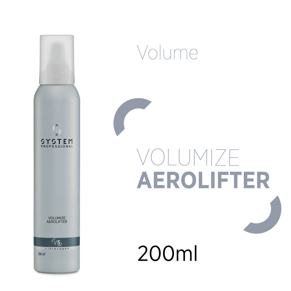 System Professional Volumize Aerolifter V5 200ml -  mousse volumizzante