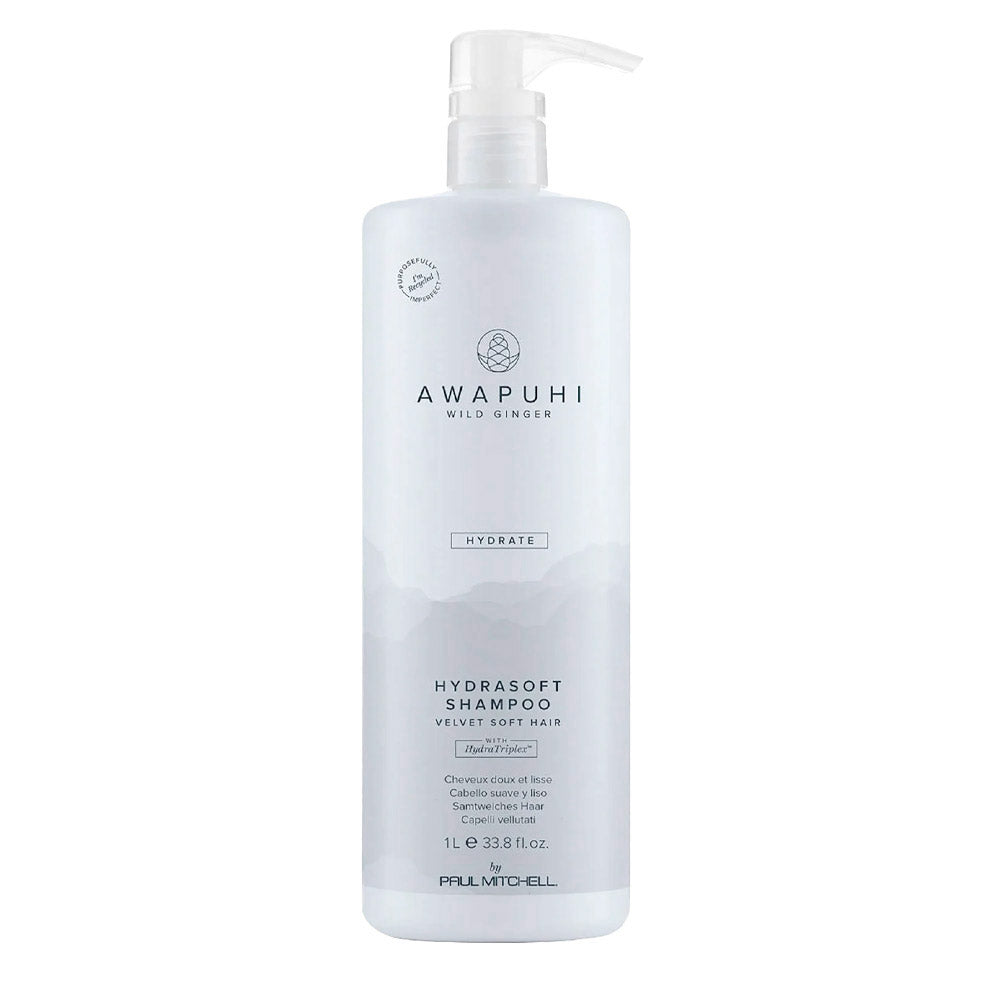 Paul Mitchell Awapuhi Wild Ginger Hydrasoft Shampoo 1000ml - shampoo idratante